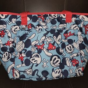 Disney Mickey Mouse Blue and Red Tote Bag